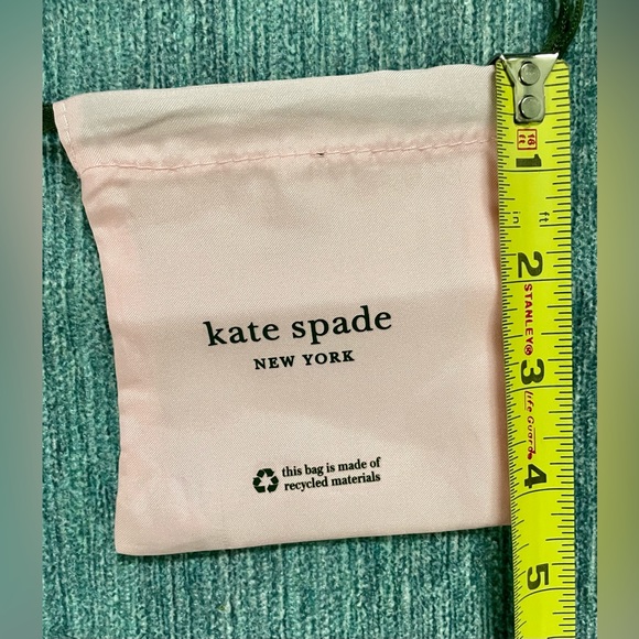 Kate Spade NEW YORK Jewelry Dust Bag Light Pink with Drawstring - Picture 4 of 7